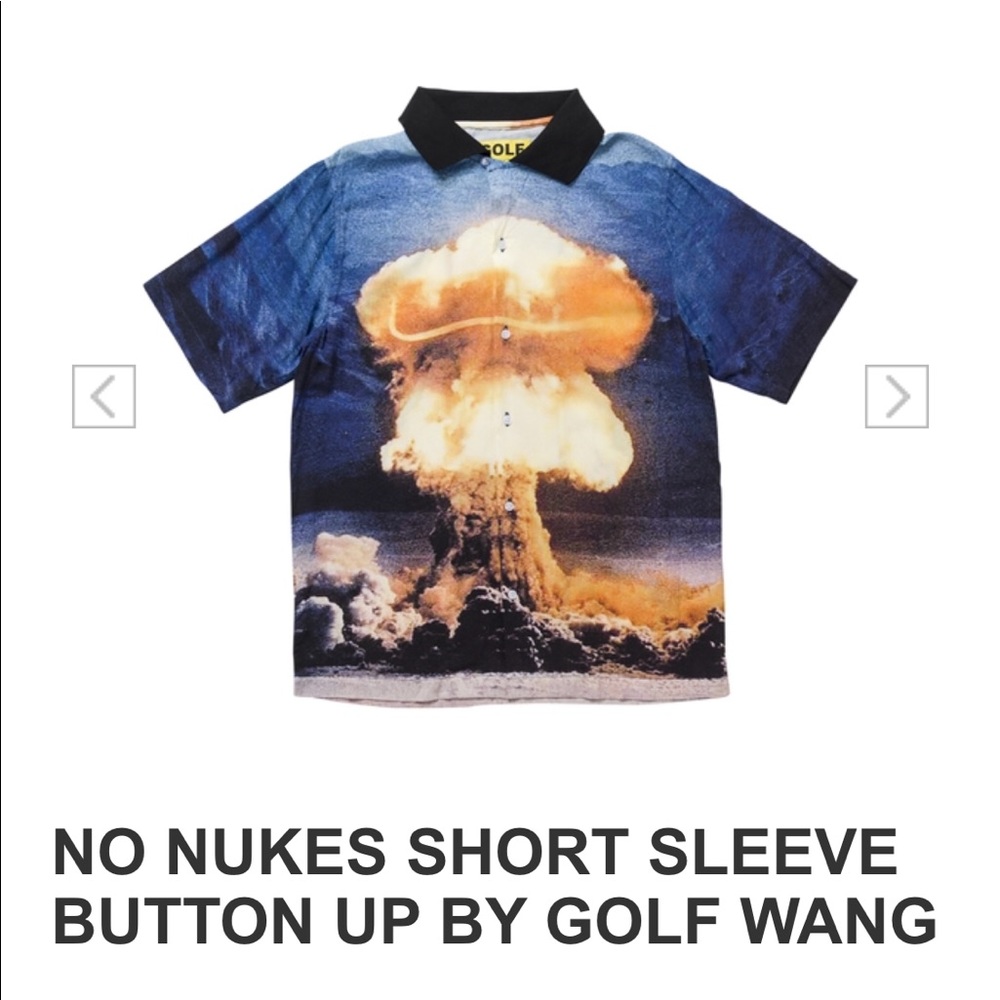 No Nukes Rayon Button Up Golfwang